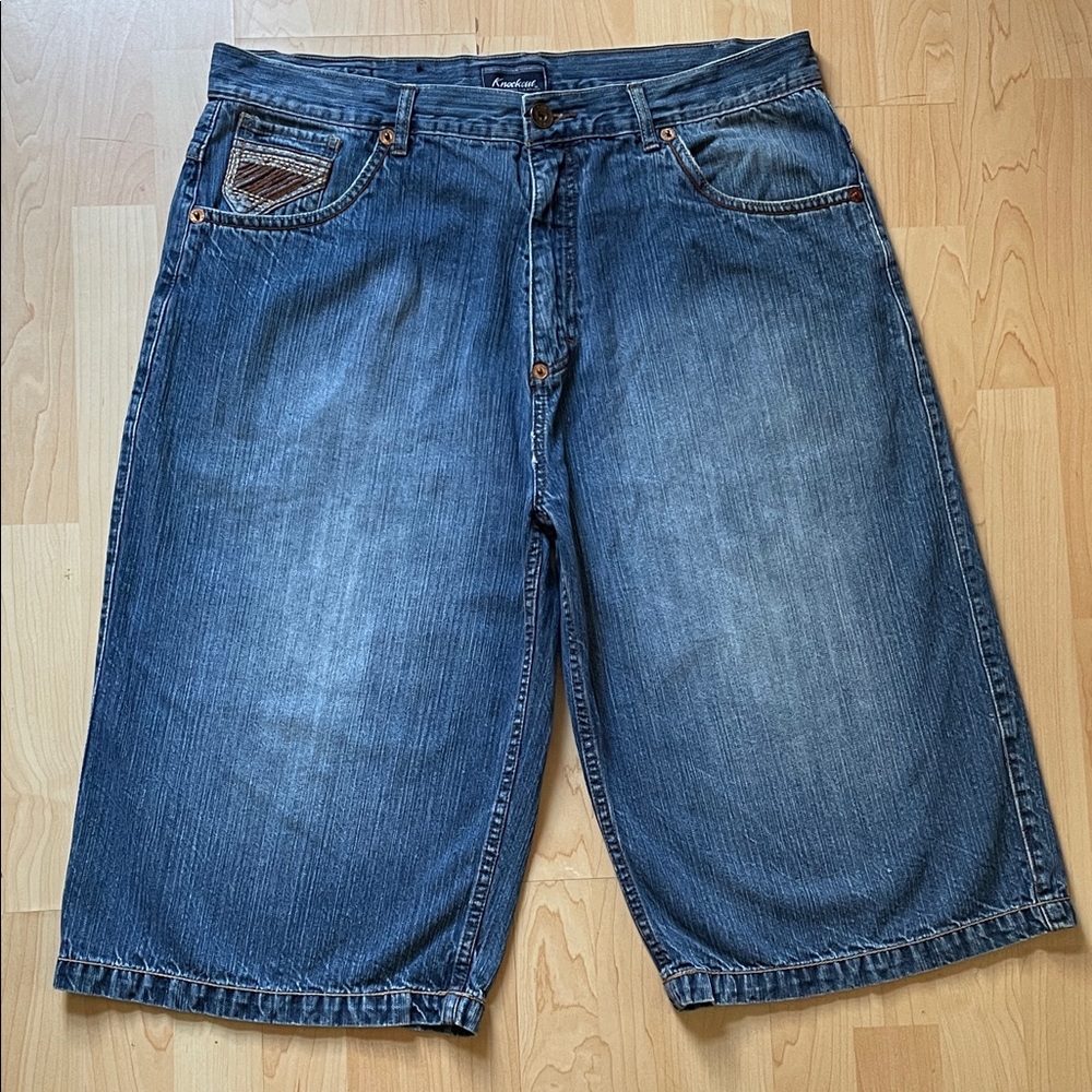 Knockout Y2K Baggy Denim Jean Shorts